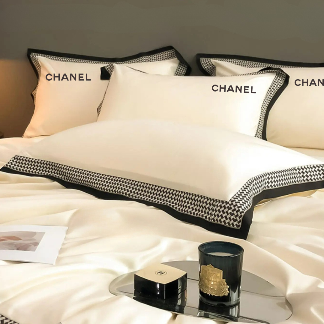 Jogo de Cama Minimal ChaneI 5 Peças