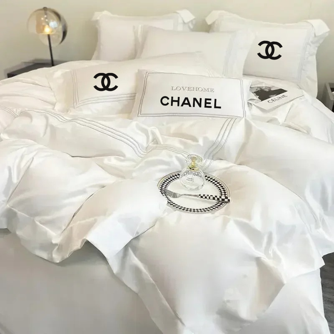 Jogo de Cama Parisiense ChaneI 5 Peças