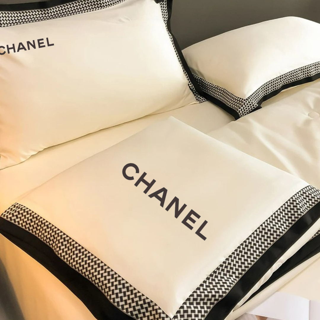 Jogo de Cama Minimal ChaneI 5 Peças